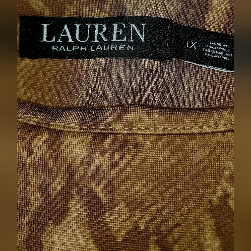 LAUREN RALPH LAUREN SNAKE PRINT DRESS - Picture 7 of 7